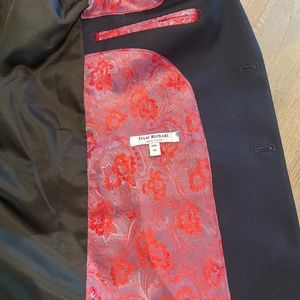 Boys Isaac Mizrahi Navy Blazer